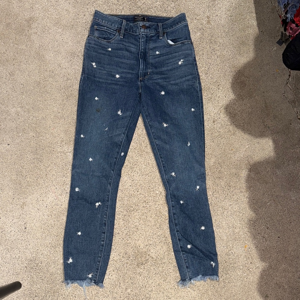 Abercrombie & Fitch Simone High Rise Ankle Jean